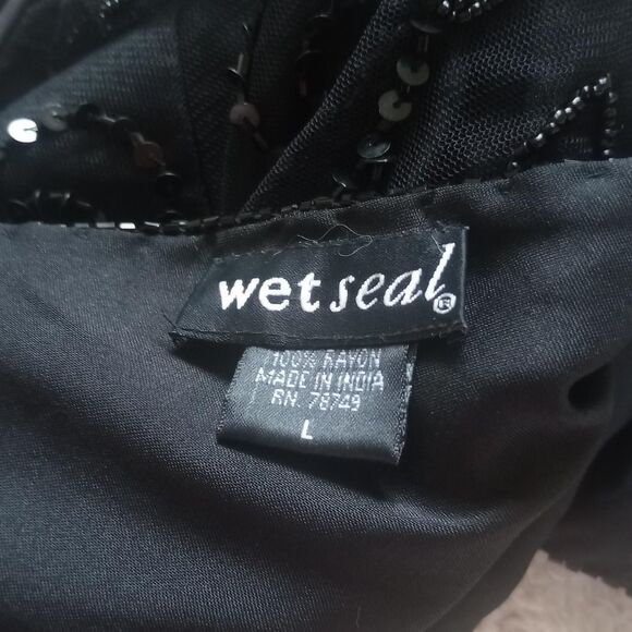 Vintage 90s Y2K Backless Beaded Fairy Halter - Picture 4 of 4